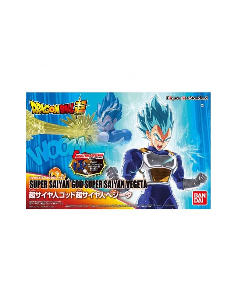 DBZ Maquette Figure-Rise Saiyan God Super Saiyan Vegeta 15 cm
