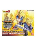 DBZ Maquette Figure-Rise Super Saiyan Trunks & Super Saiyan Vegeta Dx Set 12 cm