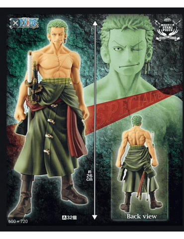 One Piece Figurine Master Stars Piece Roronoa Zoro Special version