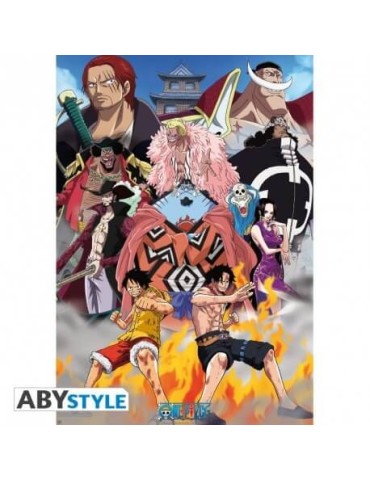 ONE PIECE - Poster "Marine Ford" roulé filmé (91.5x61)