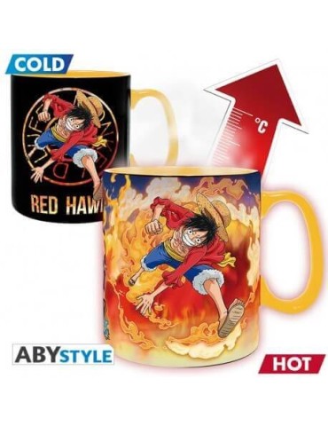 ONE PIECE - Mug Heat Change - 460 ml - Luffy & Sabo
