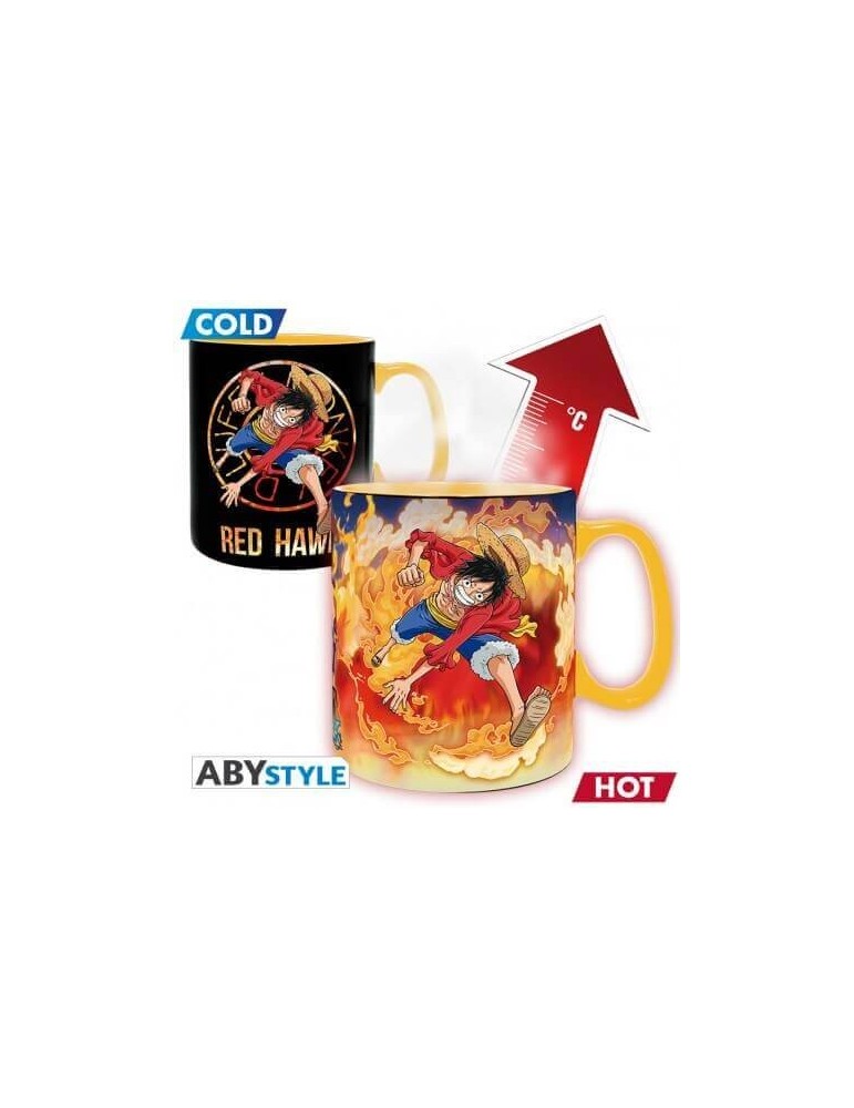 ONE PIECE - Mug Heat Change - 460 ml - Luffy & Sabo