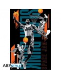 LOONEY TUNES - Poster « Space Jam » roulé filmé (91.5x61)