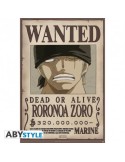 ONE PIECE - Poster «Wanted Zoro New » roulé filmé (91.5x61)