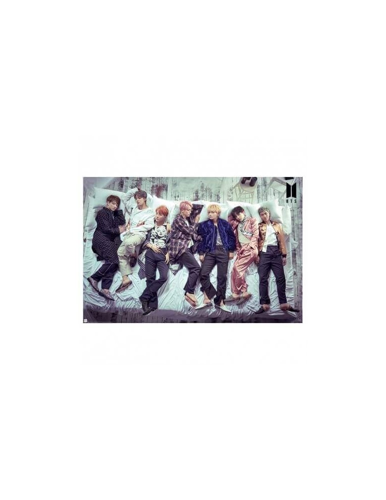 BTS - Poster "Groupe Lit" roulé filmé (91.5x61)