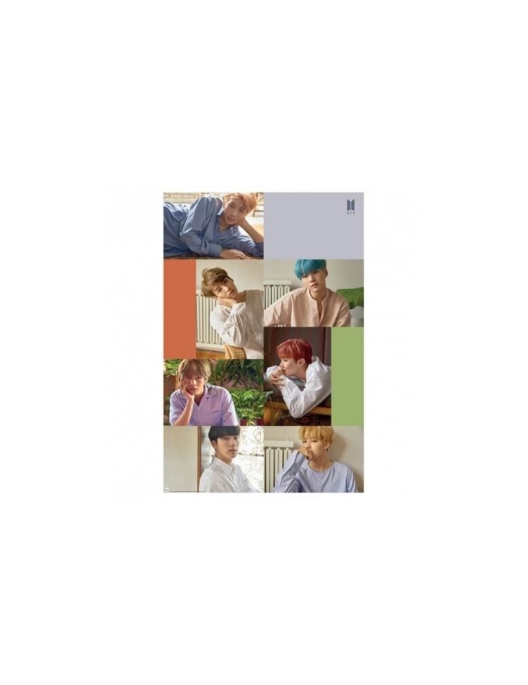 BTS - Poster "Montage Groupe" roulé filmé (91.5x61)