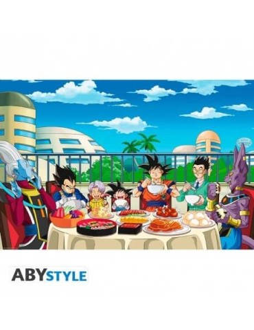 DRAGON BALL SUPER - Poster - "Festin"- roulé filmé (91.5x61)