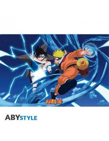 NARUTO - Poster "Naruto & Sasuke" roulé filmé (91.5x61)