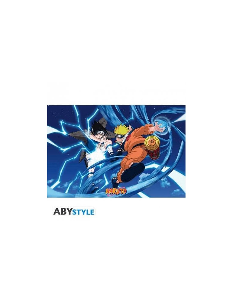 NARUTO - Poster "Naruto & Sasuke" roulé filmé (91.5x61)