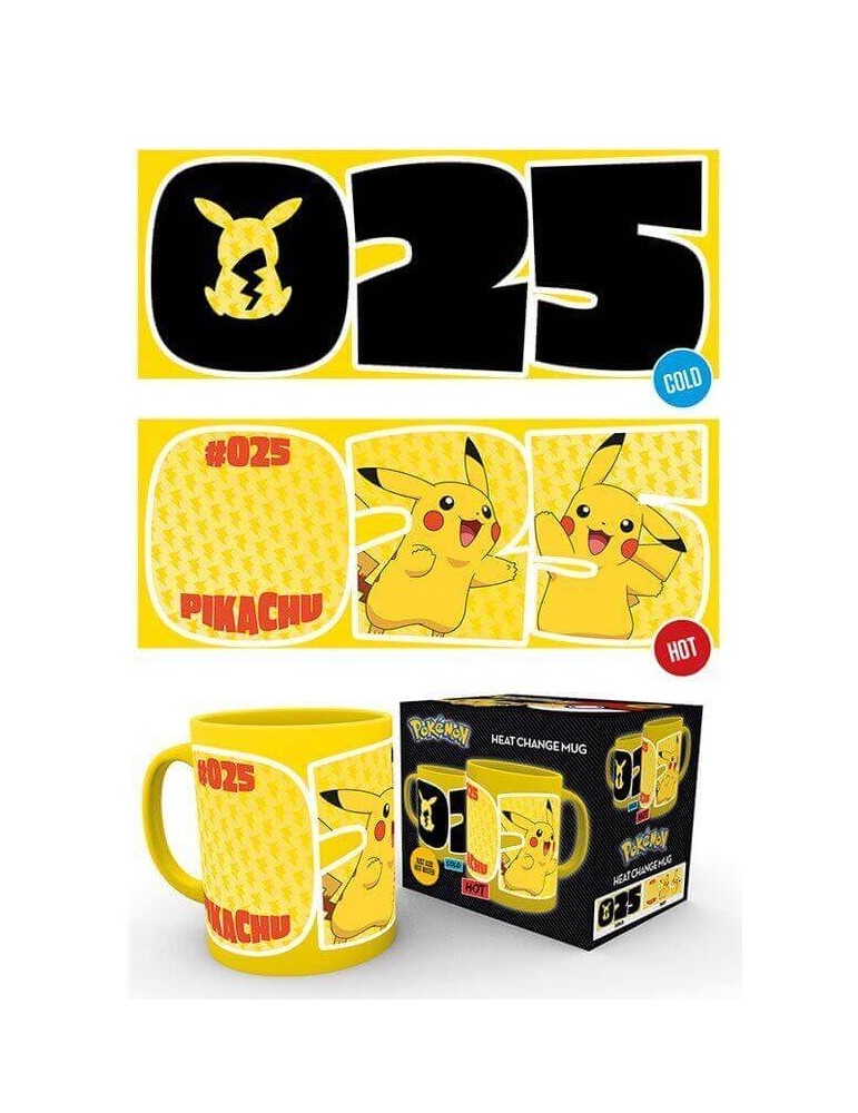 POKEMON - Mug Heat Change - 320 ml - Pikachu 25