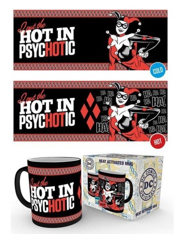 DC COMICS - Mug Heat Change - 320 ml - Harley Quinn Psychotic