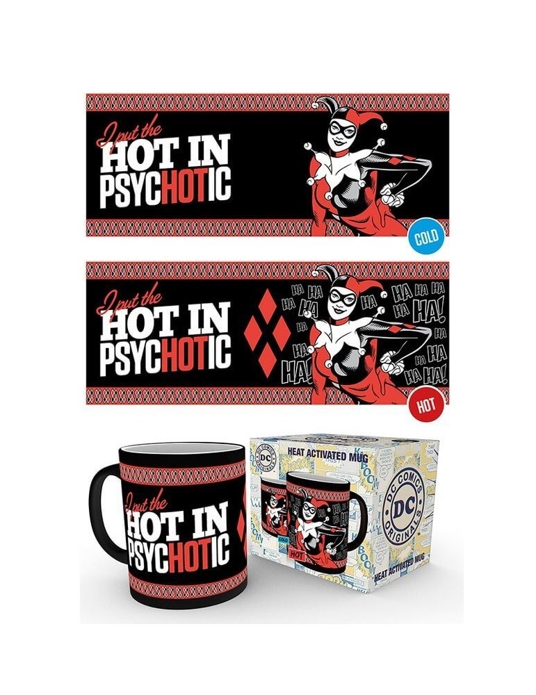 DC COMICS - Mug Heat Change - 320 ml - Harley Quinn Psychotic