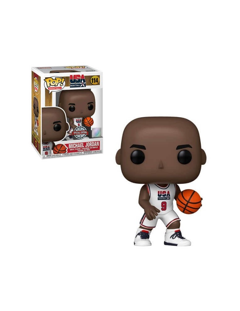 NBA - Funko Pop 114 Michael Jordan ( 1992 Team USA White Uni ) Exclusive