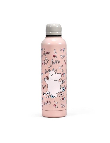 Moomin Pink Pattern Metal Water Bouteille 500 ML
