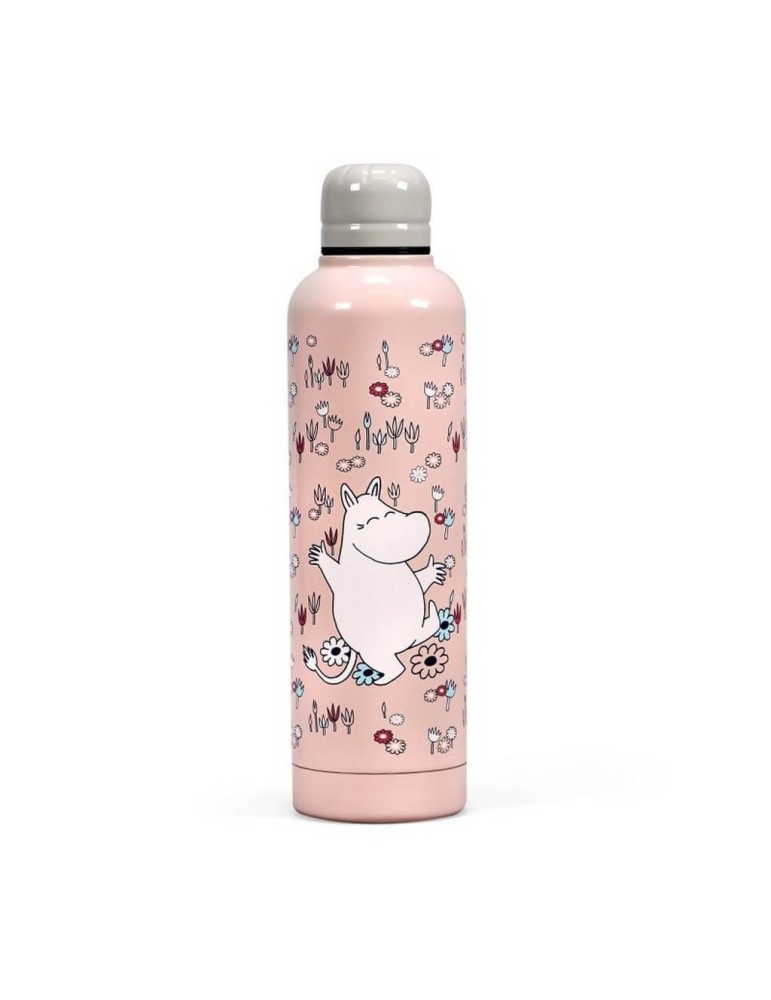 Moomin Pink Pattern Metal Water Bouteille 500 ML
