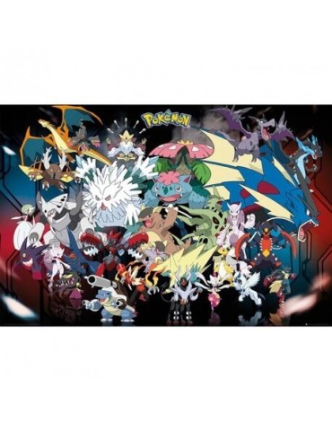 POKEMON - Méga Evolution - Poster roulé filmé (91.5x61)