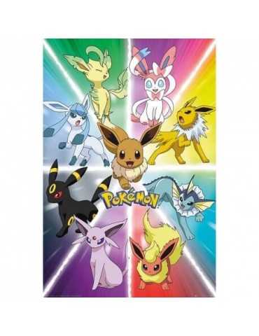 POKEMON - Evoli Evolutions - Poster roulé filmé (91.5x61)