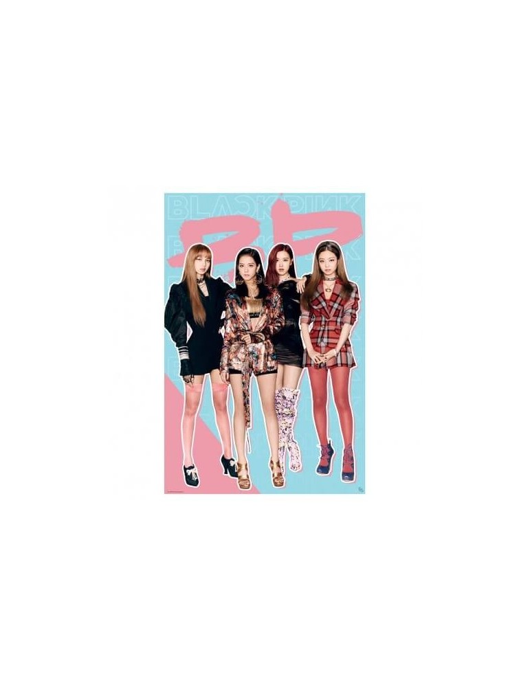 Black Pink - Poster "BP Rose" roulé filmé (91.5x61)
