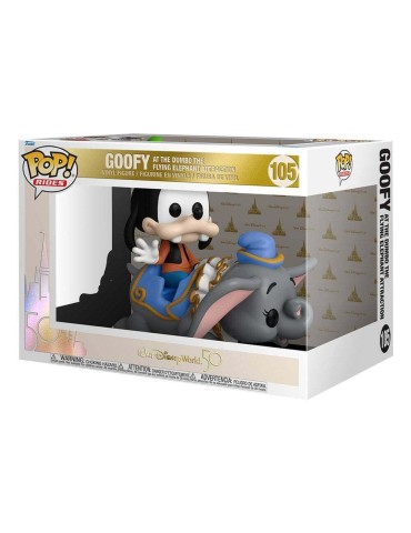 Walt Disney World 50th Anniversary - Funko Pop 105 Goofy at the Dumbo the Flying Elephant Attraction