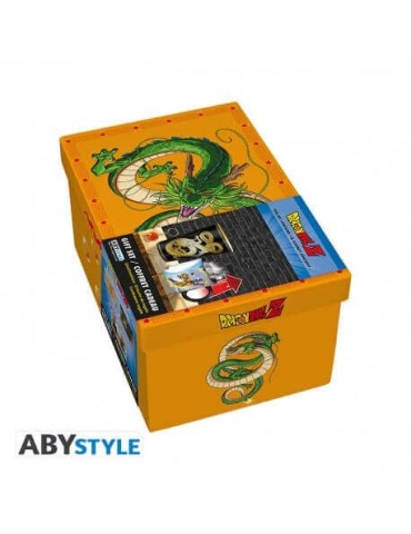 DRAGON BALL - Pck premium Verre XXL +Porte-clés 3D+Mug HeatChange