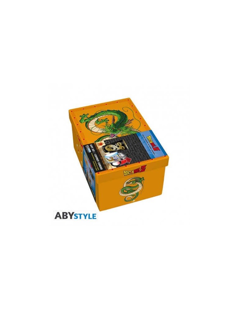 DRAGON BALL - Pck premium Verre XXL +Porte-clés 3D+Mug HeatChange
