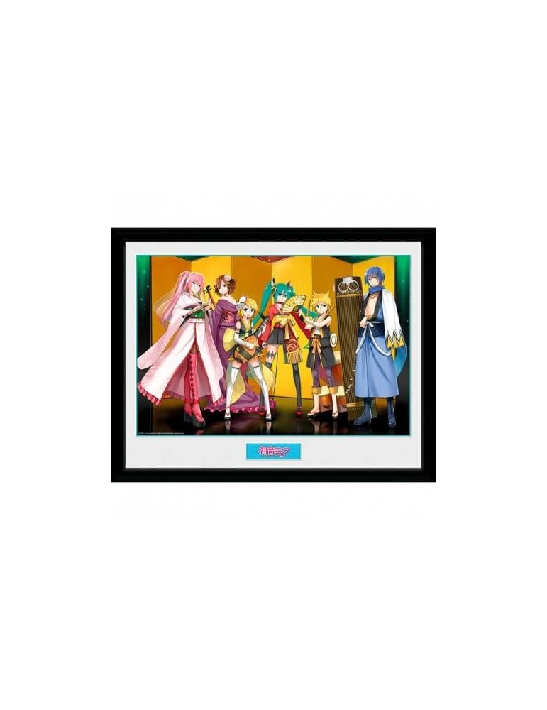 HATSUNE MIKU - Poster encadré "Unité Kuroshishi"