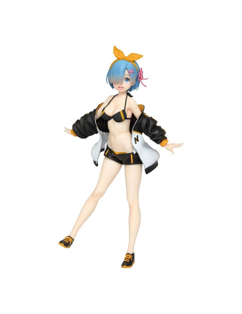 Re Zero Figurine Precious Rem Jumper Swimsuit Ver Renewal 23 cm