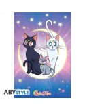SAILOR MOON - Poster "Luna, Artemis & Diana" roulé filmé (91.5x61)