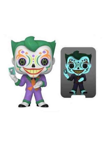 DC Comics - Funko Pop 414 Dia De Los DC Joker Exclu ( Glow in the dark )