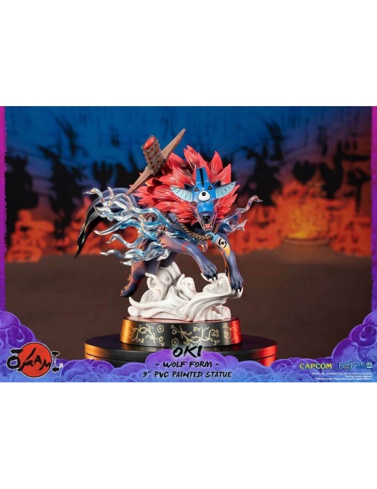Okami Figurine Oki ( Wolf Form ) 21 cm