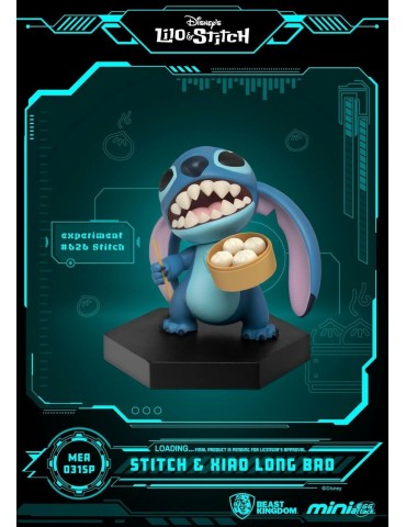 Disney Lilo & Stitch pack 2 figurines Mini Egg Attack Stitch Series Asian Cuisine 8 cm