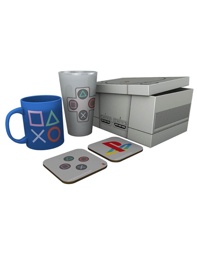 PLAYSTATION - Pck Verre XXL + Mug + 2 Coasters "Classique 2019"