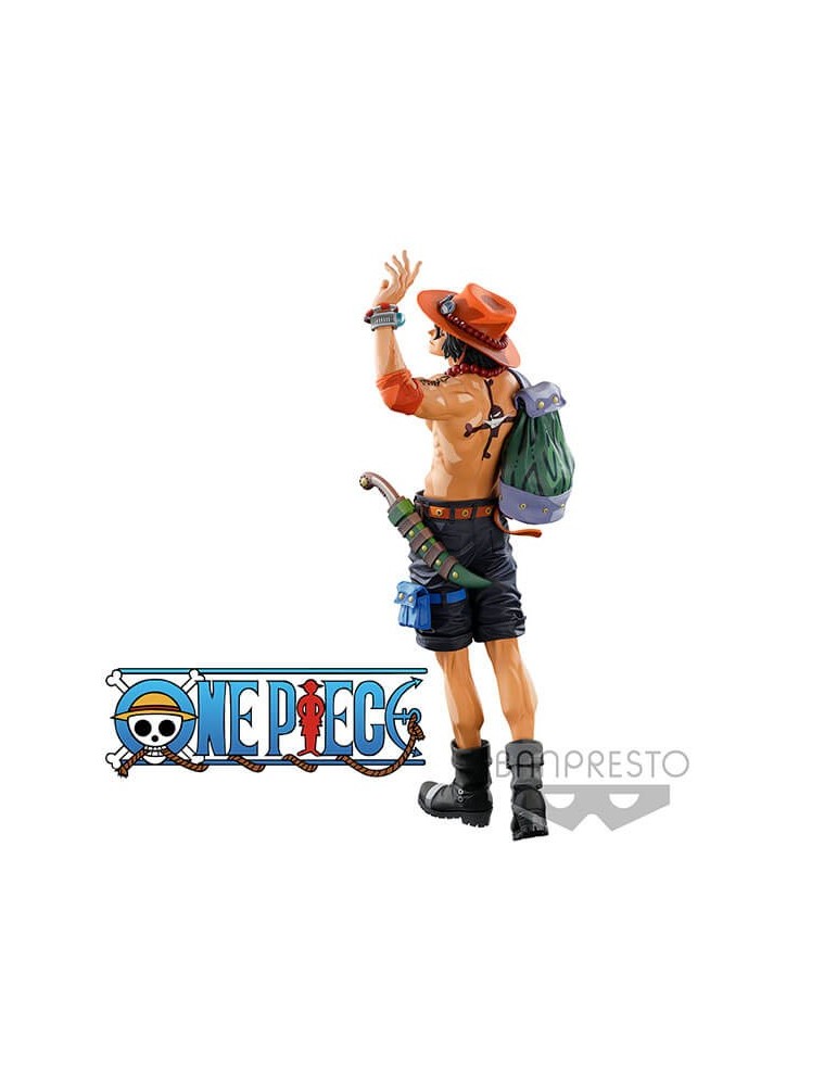 One Piece Figurine BWFC 3 Super Master Stars Piece The Portgas D. Ace Two Dimensions 30 cm