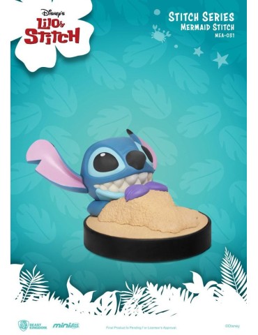 Disney Lilo & Stitch figurine Mini Egg Attack Mermaid Stitch 8 cm