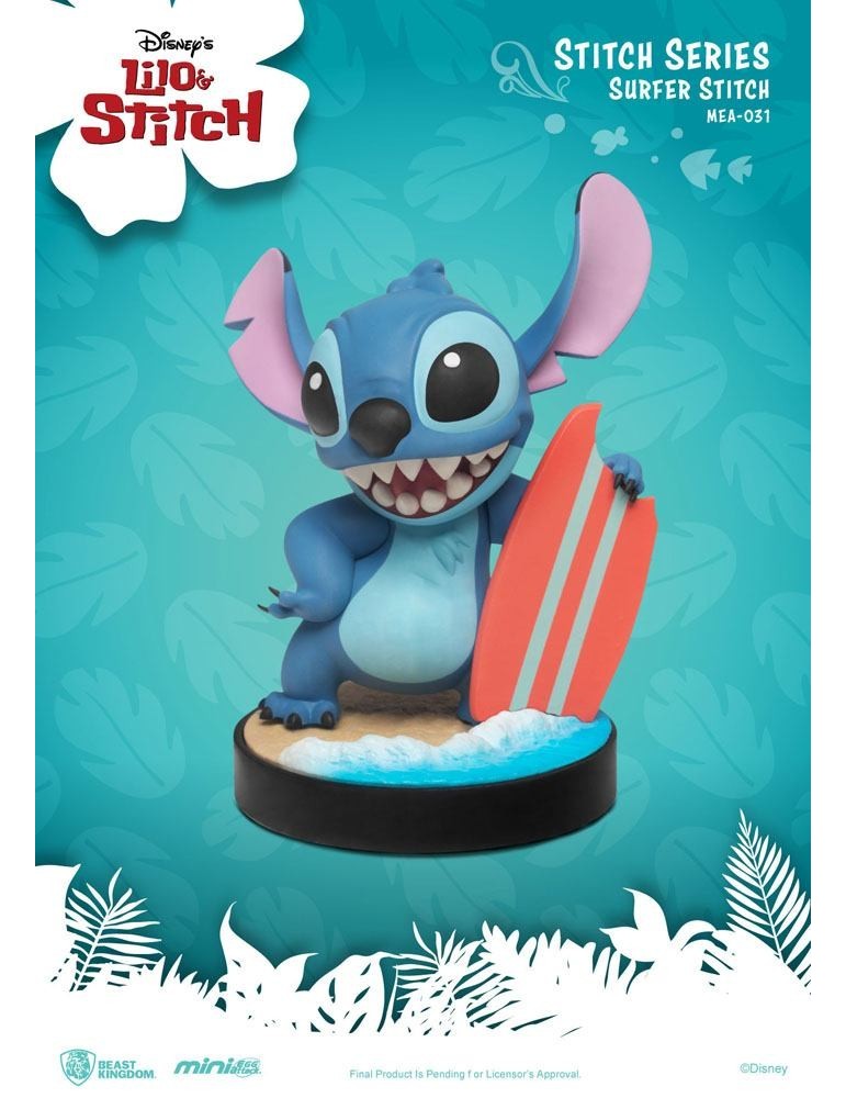 Disney Lilo & Stitch figurine Mini Egg Attack Surfer Stitch 8 cm