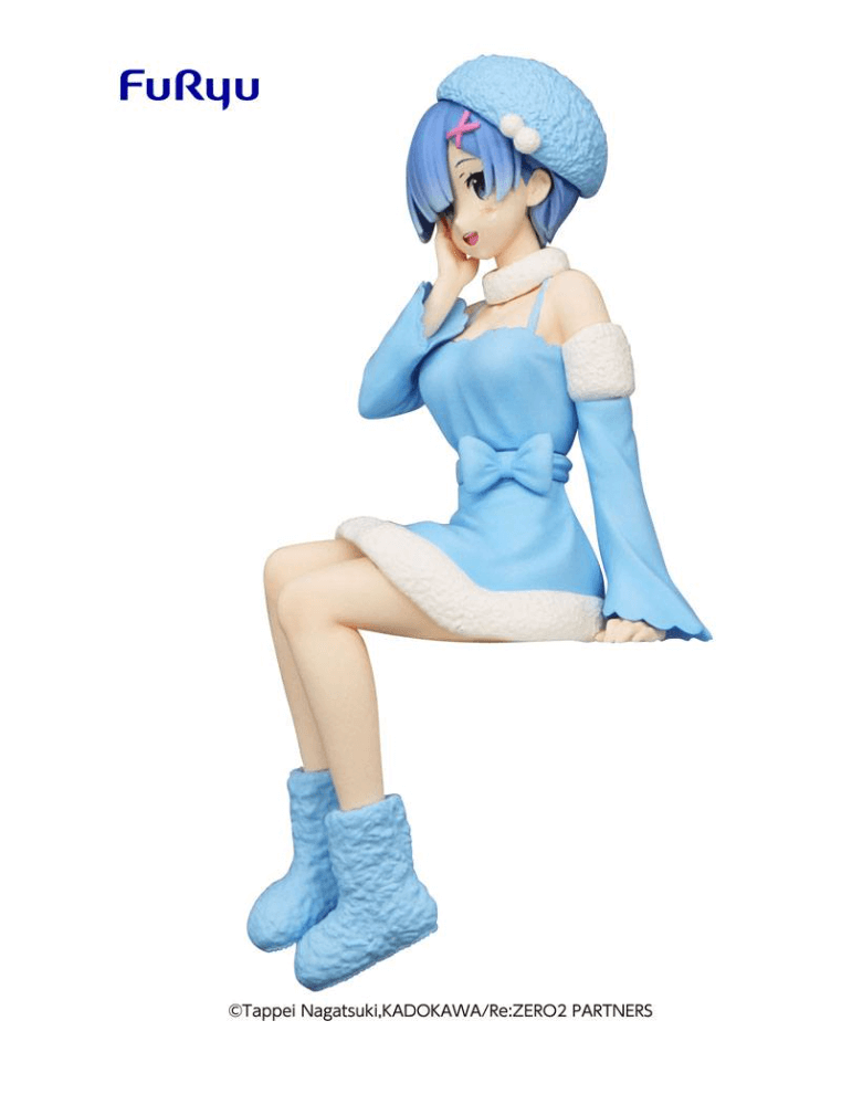 Re Zero Figurine Noodle Stopper Rem Snow Princess 14 cm