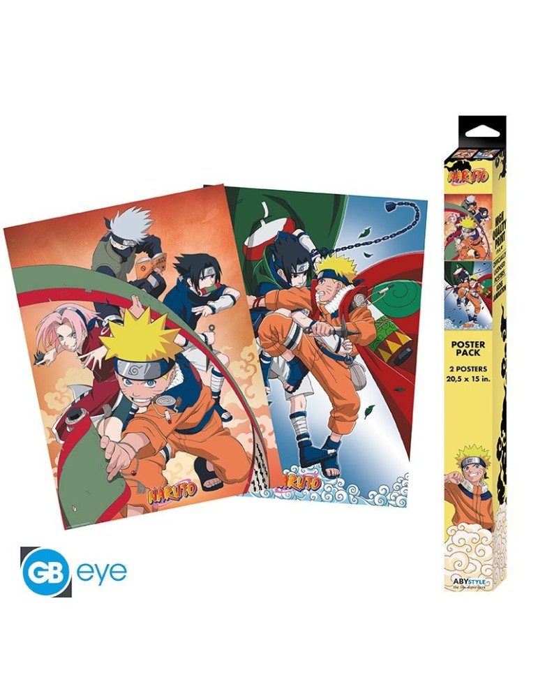 NARUTO - Equipe 7 - Set de 2 posters (52x38)