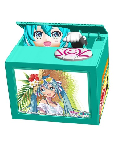 Hatsune Miku GT Project tirelire Racing Miku 2021 Ver Chatting Bank 009 12 cm