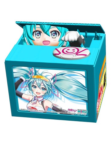Hatsune Miku GT Project tirelire Racing Miku 2021 Ver Chatting Bank 007 12 cm