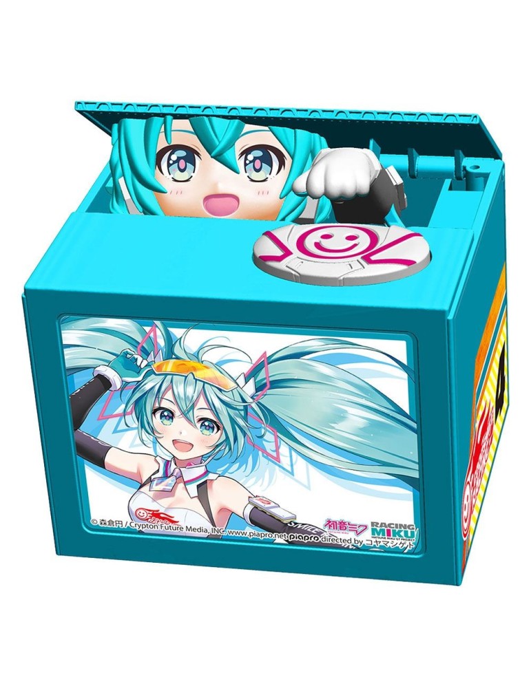 Hatsune Miku GT Project tirelire Racing Miku 2021 Ver Chatting Bank 007 12 cm