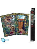 JURASSIC PARK - Portes et Biodiversité - Set de 2 posters '52x38'