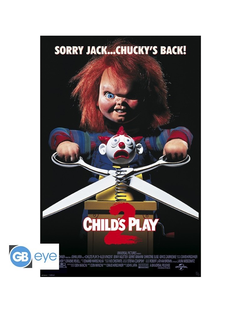 CHUCKY - Poster «Chucky 2» roulé...