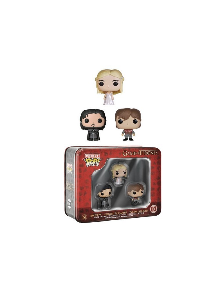 Game Of Thrones Tin pack 3 Pocket Pop