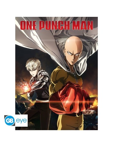 ONE PUNCH MAN - Saitama & Genos - Set de 2 Posters (52x38)(52x38)