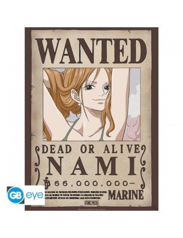 ONE PIECE - Poster "Wanted Nami New" (52x38)