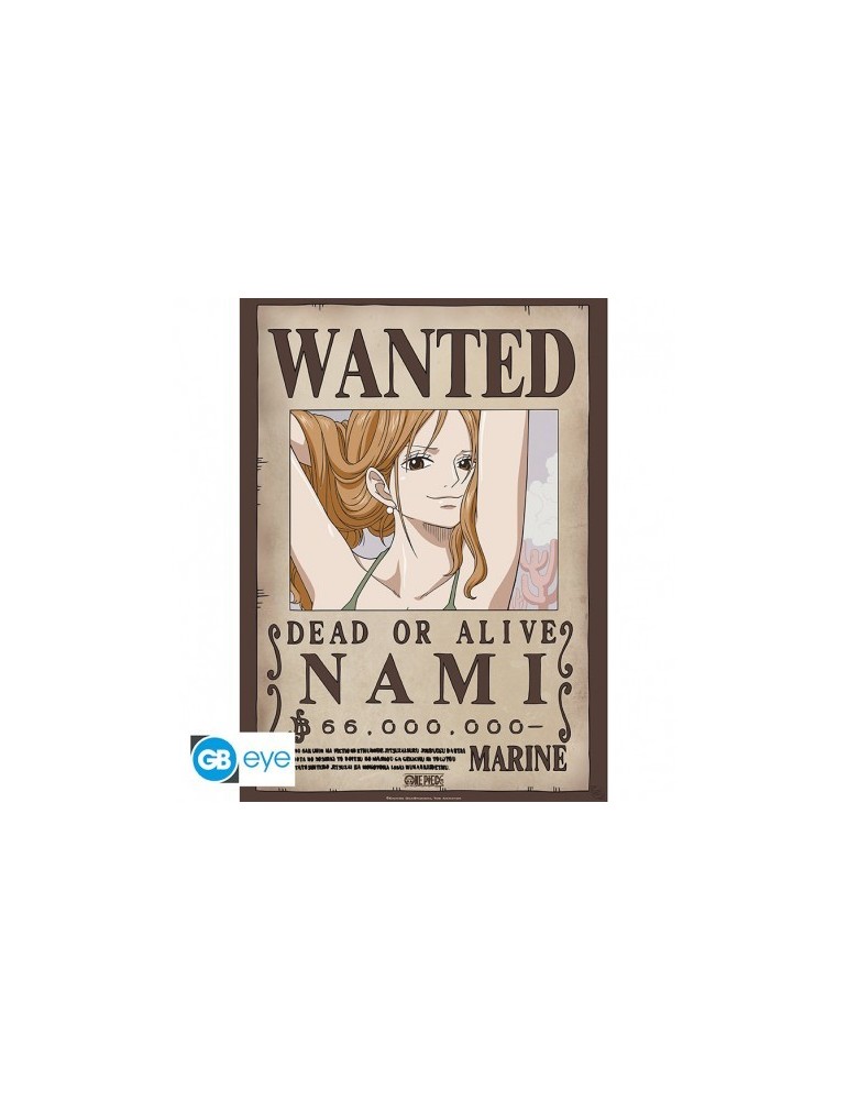 ONE PIECE - Poster "Wanted Nami New" (52x38)