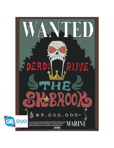ONE PIECE - Poster "Wanted Brook New" (52x38)