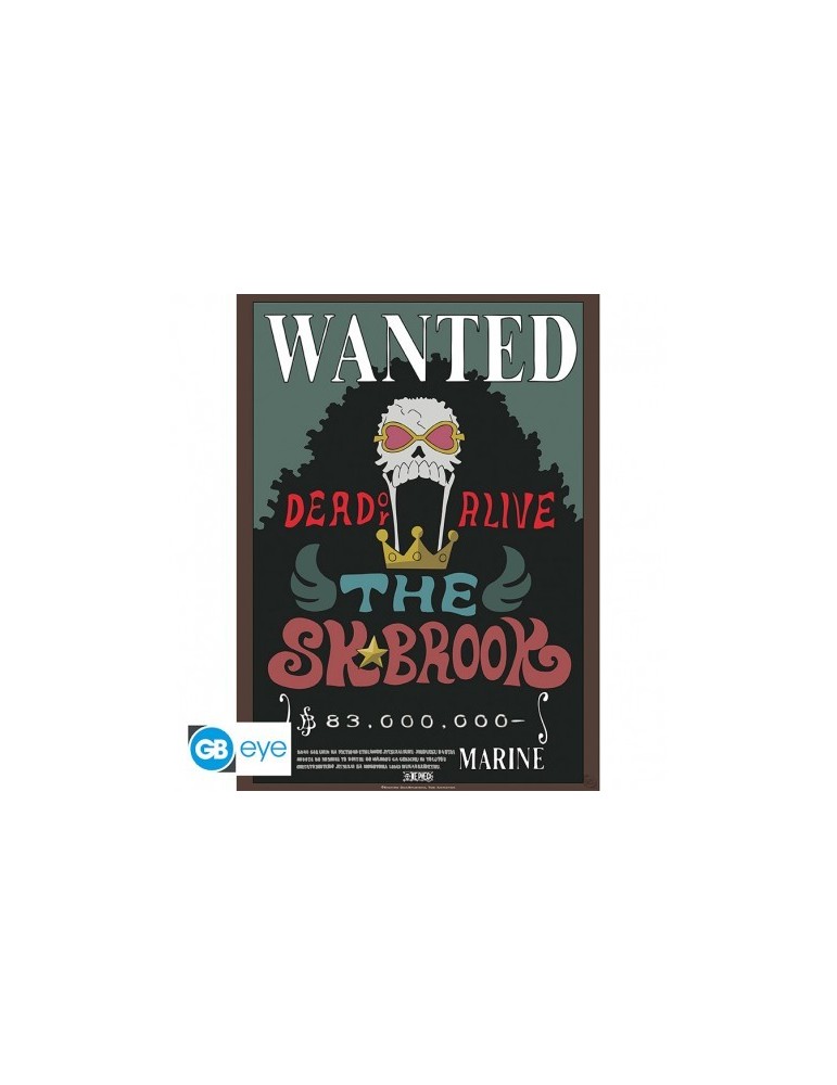 ONE PIECE - Poster "Wanted Brook New" (52x38)