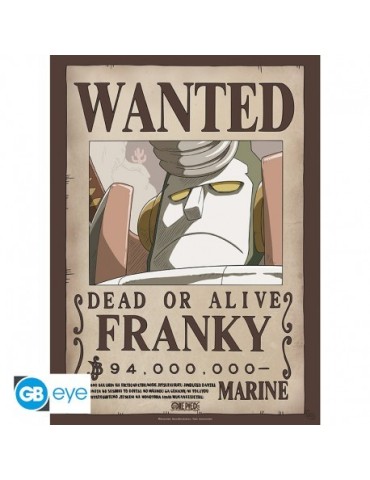 ONE PIECE - Poster "Wanted Franky New" (52x38)