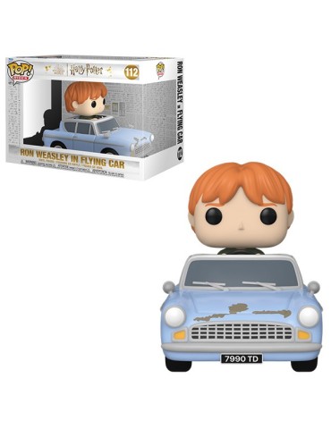 Harry Potter Ride Deluxe Chamber Secrets 20Th Anniv - Funko Pop 112 Ron W/ Car